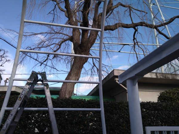 奈良県生駒市での鉄部塗装工事