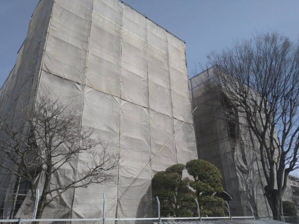奈良県天理市 某マンション 外壁改修工事 下地補修工事 シーリング工事